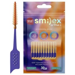 Splat Smilex Ortho 0,5mm S Beden Elastik Uçlu Diş Arası Fırçası Nane Aromalı - 2