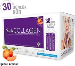 Suda Collagen Şeftali Aromalı Kollajen 30 x 40 ml - Suda Collagen