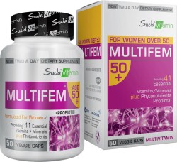 Suda Vitamin Multifem 50+ 50 Kapsül - Suda Vitamin