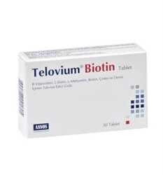 Telovium Biotin 30 Tablet - Assos