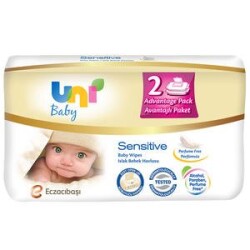 Uni Baby Sensitive Islak Havlu 2 li - Uni Baby