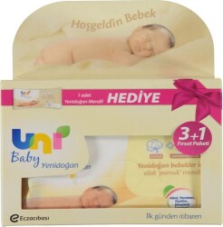 Uni Baby Yenidoğan 40 Yaprak 4 lü Paket Islak Mendil - Uni Baby