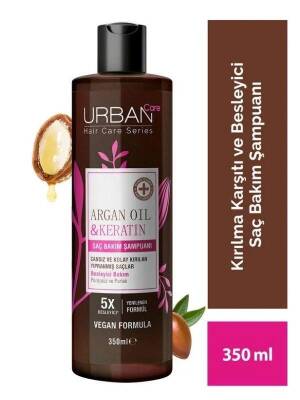 Urban Care Argan Yağı & Keratin Besleyici ve Kırılma Karşıtı Saç Bakım Şampuanı 350 ml - 1