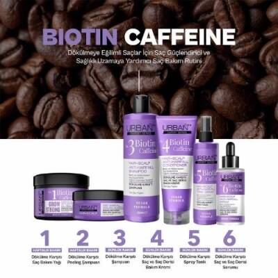 Urban Care Biotin&Caffeine Saç Dökülme Karşıtı Şampuan 350 ml + Tonik 200 ml - 5