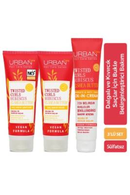 Urban Care Hibiscus&shea Butter Kıvırcık&dalgalı Saçlara Özel Bukle Belirginleştirici Saç Bakım Seti - 1