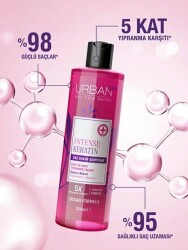 Urban Care Intense Keratin Yoğun Hasar Onarıcı Saç Bakım Şampuanı 350 ml - 4