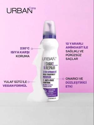 Urban Care Shake N Repair 7/24 Düzleştirici Etkili Saç Bakım Köpüğü 150 ml - 2