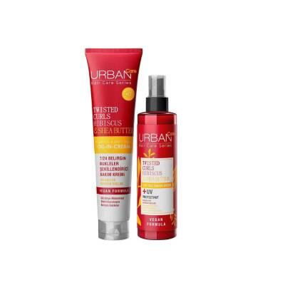 Urban Care Twisted Curl Hibiscus Shea Butter Durulanmayan Bakım 2li Set - 1