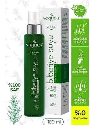 Vagues Biberiye Suyu Dökülme Karşıtı Saç Toniği 100 ML - 1