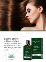 Vagues Keratin Collagen Ekstra Onarım Dökülme Karşıtı Hızlı Uzama Etkili Bitkisel Şampuan 400 ML - 4