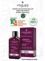 Vagues Keratin Volume Ekstra Dolgun Hacimli Saçlar İçin Bitkisel Şampuan 400 ML - 2