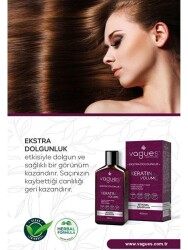 Vagues Keratin Volume Ekstra Dolgun Hacimli Saçlar İçin Bitkisel Şampuan 400 ML - 4