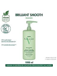 Veganic Brilliant Smooth Kabaran Saçlar İçin Pürüzsüzleştirici Maske 1000 ml - Veganic