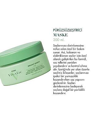 Veganic Brilliant Smooth Kabaran Saçlar İçin Pürüzsüzleştirici Maske 200 ml - 2