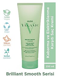 Veganic Brilliant Smooth Kabaran Saçlar İçin Pürüzsüzleştirici Saç Kremi 250 ml - Veganic