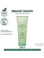 Veganic Brilliant Smooth Kabaran Saçlar İçin Pürüzsüzleştirici Saç Kremi 250 ml - Veganic