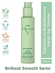 Veganic Brilliant Smooth Kabaran Saçlar İçin Pürüzsüzleştirici Serum 150 ml - Veganic
