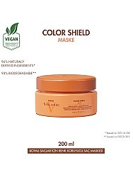 Veganic Color Shield Boyalı Saçlar İçin Renk Koruyucu Maske 200 ml - 1