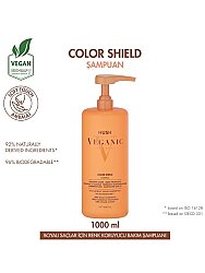 Veganic Color Shield Boyalı Saçlar İçin Renk Koruyucu Şampuan 1000 ml - Veganic