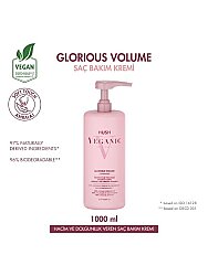Veganic Glorious Volume Zayıf Saçlar İçin Hacim Veren Saç Kremi 1000 ml - Veganic