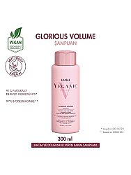 Veganic Glorious Volume Zayıf Saçlar İçin Hacim Veren Şampuan 300 ml - Veganic