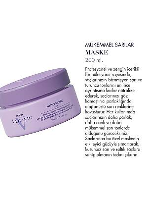 Veganic Perfect Blonde Sarı ve Platin Saçlar İçin Bakım Maskesi 200 ml - 2