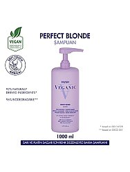 Veganic Perfect Blonde Sarı ve Platin Saçlar İçin Şampuan 1000 ml - Veganic