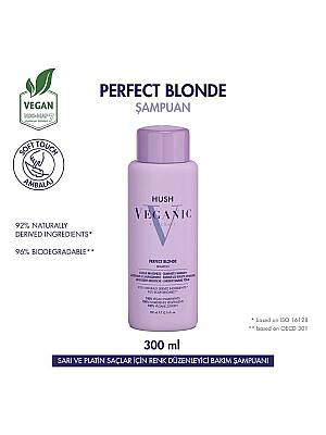 Veganic Perfect Blonde Sarı ve Platin Saçlar İçin Şampuan 300 ml - 1