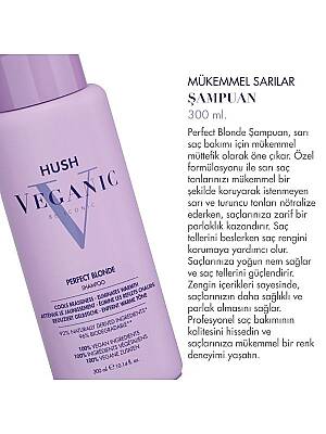 Veganic Perfect Blonde Sarı ve Platin Saçlar İçin Şampuan 300 ml - 2