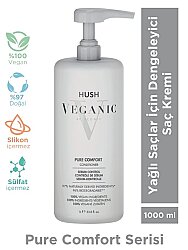 Veganic Pure Comfort Yağlı Saçlar İçin Dengeleyici Saç Kremi 1000 ml - Veganic