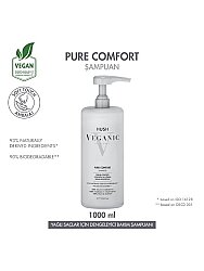 Veganic Pure Comfort Yağlı Saçlar İçin Dengeleyici Şampuan 1000 ml - Veganic