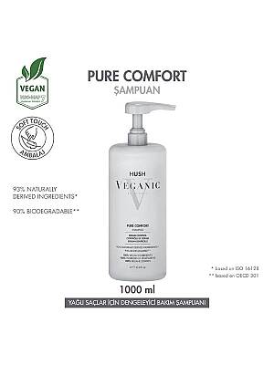 Veganic Pure Comfort Yağlı Saçlar İçin Dengeleyici Şampuan 1000 ml - 1