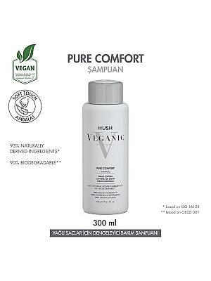 Veganic Pure Comfort Yağlı Saçlar İçin Dengeleyici Şampuan 300 ml - 1