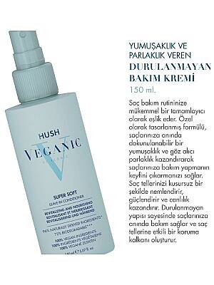 Veganic Super Soft Yumuşaklık ve Parlaklık Veren Durulanmayan Saç Kremi 150 ml - 2