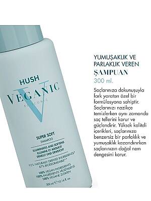 Veganic Super Soft Yumuşaklık ve Parlaklık Veren Şampuan 300 ml - 2