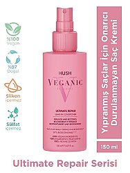 Veganic Ultimate Repair Yıpranmış Saçlar İçin Onarıcı Durulanmayan Saç Kremi 150 ml - Veganic