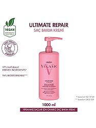 Veganic Ultimate Repair Yıpranmış Saçlar İçin Onarıcı Saç Kremi 1000 ml - Veganic