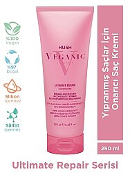 Veganic Ultimate Repair Yıpranmış Saçlar İçin Onarıcı Saç Kremi 250 ml - Veganic