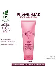 Veganic Ultimate Repair Yıpranmış Saçlar İçin Onarıcı Saç Kremi 250 ml - Veganic