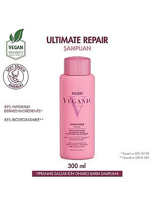 Veganic Ultimate Repair Yıpranmış Saçlar İçin Onarıcı Şampuan 300 ml - 1