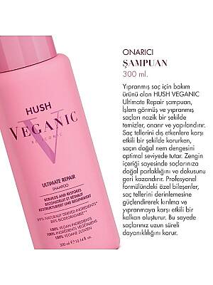 Veganic Ultimate Repair Yıpranmış Saçlar İçin Onarıcı Şampuan 300 ml - 2