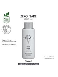 Veganic Zero Flake Kepek Karşıtı Arındırıcı Şampuan 300 ml - Veganic