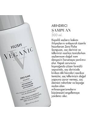 Veganic Zero Flake Kepek Karşıtı Arındırıcı Şampuan 300 ml - 2