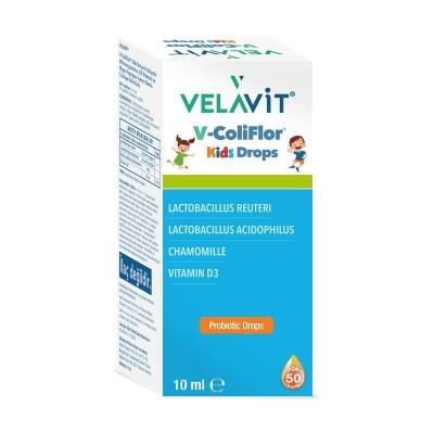 Velavit V-ColiFlor Kids Drops Probiyotik Damla 10 ml - 1