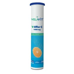 Velavit V-Effer C 1000 mg 20 Efervesan Tablet - Velavit