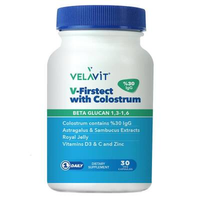 Velavit V-Firstect with Colostrum 30 Kapsül - 1