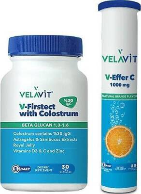 Velavit V-Firstect with Colostrum 30 Kapsül - 2