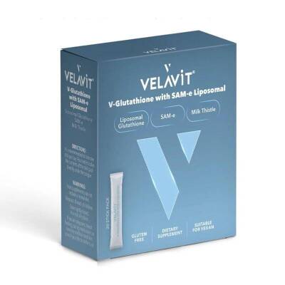 Velavit V-Glutathione with SAM-e Liposomal 30 Şase - 1