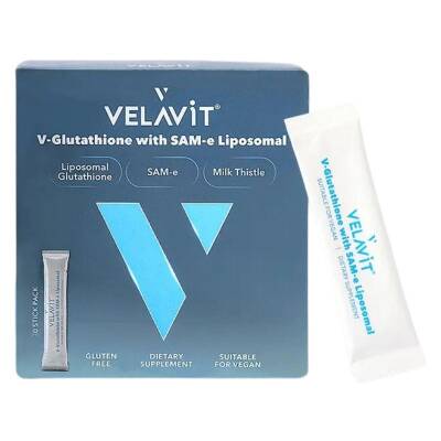 Velavit V-Glutathione with SAM-e Liposomal 30 Şase - 3