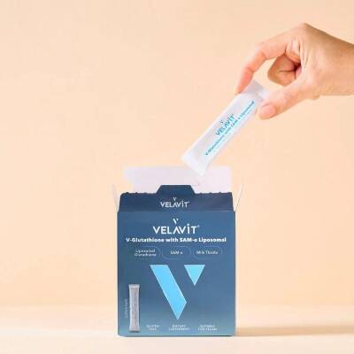 Velavit V-Glutathione with SAM-e Liposomal 30 Şase - 4